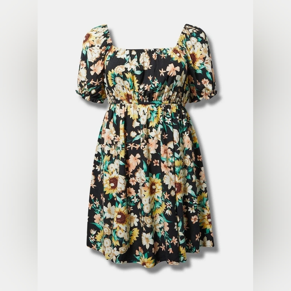 Torrid Mini Puff Sleeve Dress